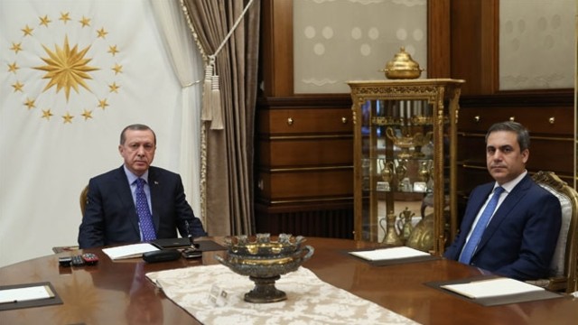 Erdoğan, Yıldırım ve Fidan ile görüşecek