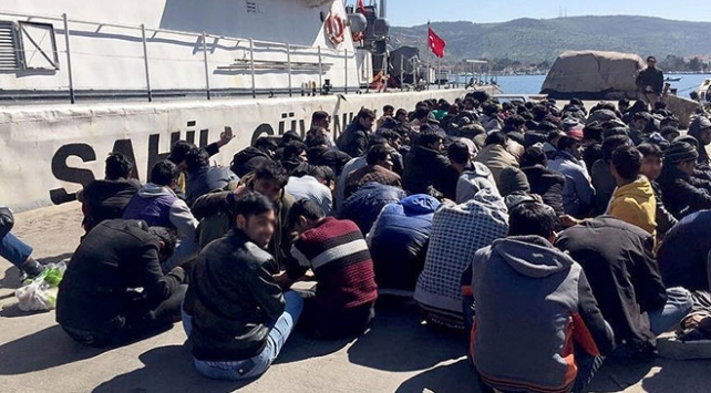 Ege Denizi’nde 161 yabacı uyruklu yakalandı