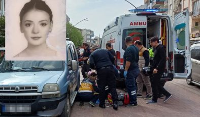 Motosikletiyle kamyonetin altında kalan 17 yaşındaki Sude hayatını kaybetti