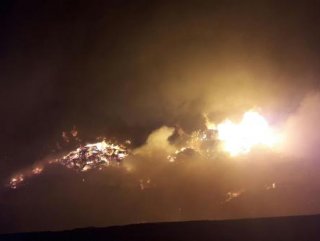 Ankarada Hurdacılar Sitesinde yangın