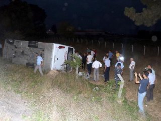 Samsunda trafik kazası 28 yaralı