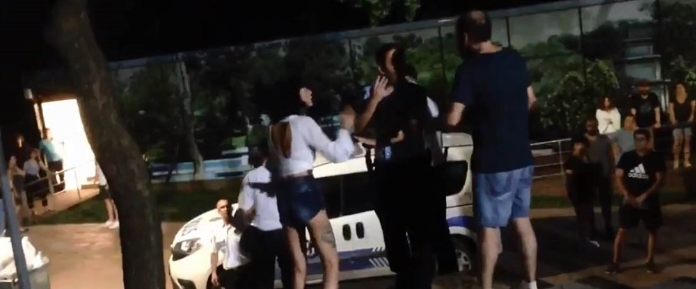 Maçka Parkı'ndaki kıyafet tacizcisi açığa alındı