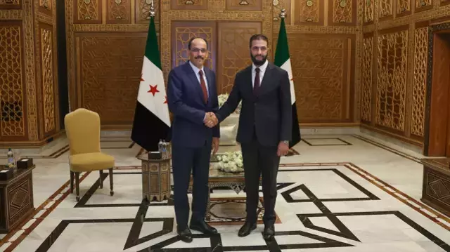 Şam'da tarihi zirve! MİT Başkanı Kalın, Şara ile bir araya geldi
